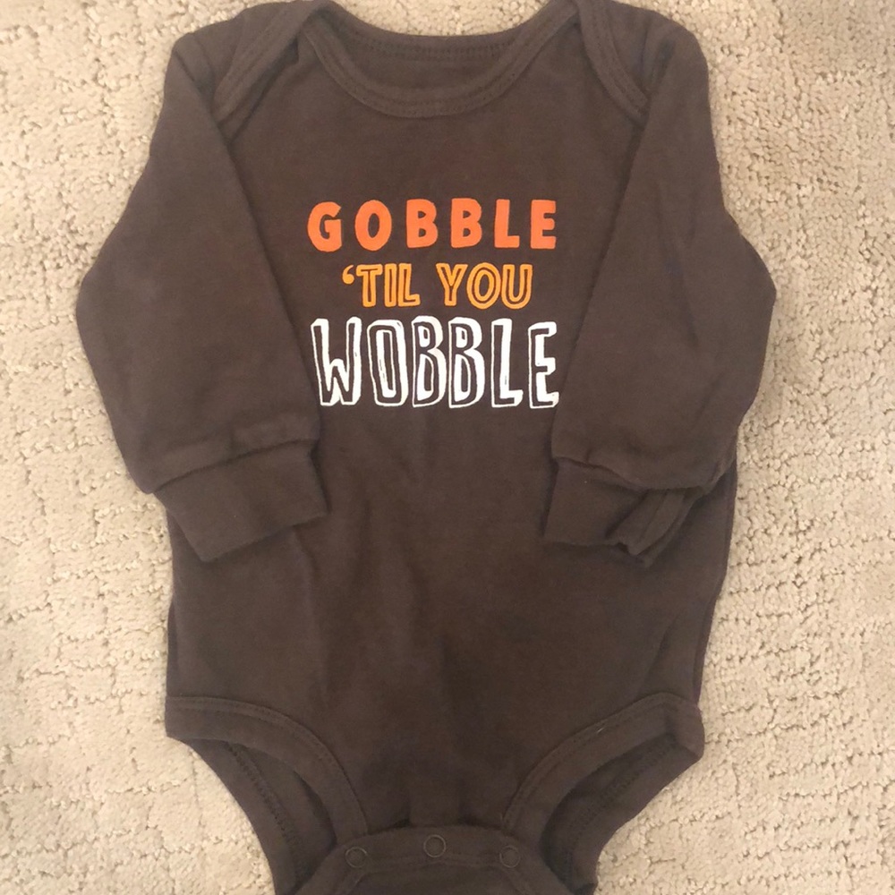 Thanksgiving onesie for newborn